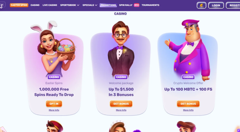 SlotsPalace Casino Bonuses