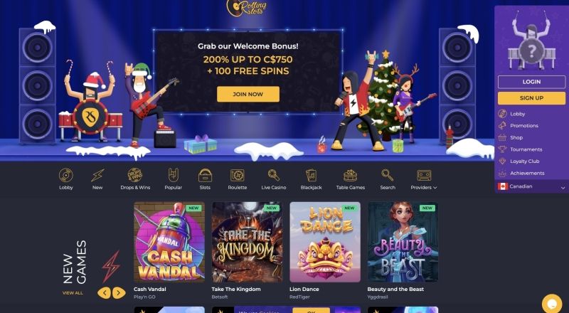 RollingSlots Casino Review
