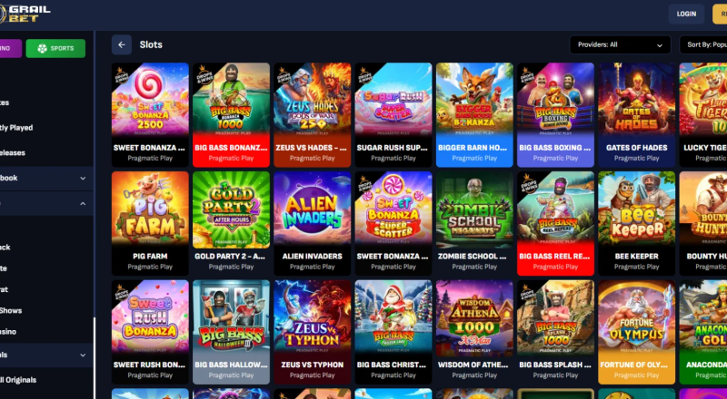 Grailbet Casino Slots