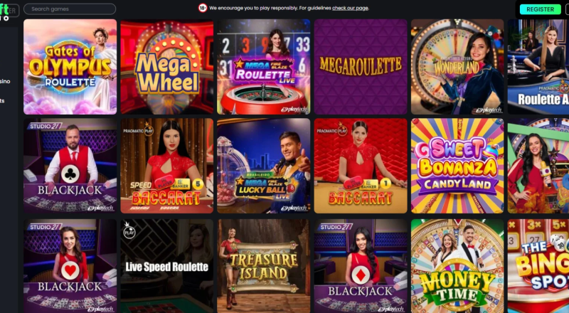 Swift Casino Live Games