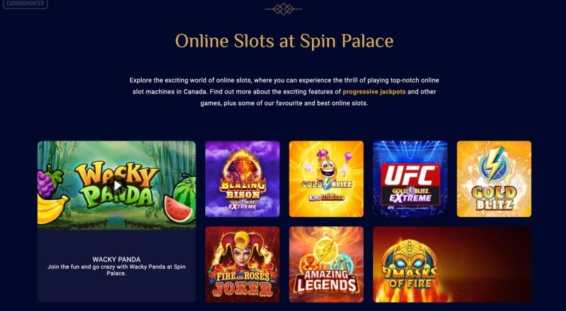 Spin Palace games