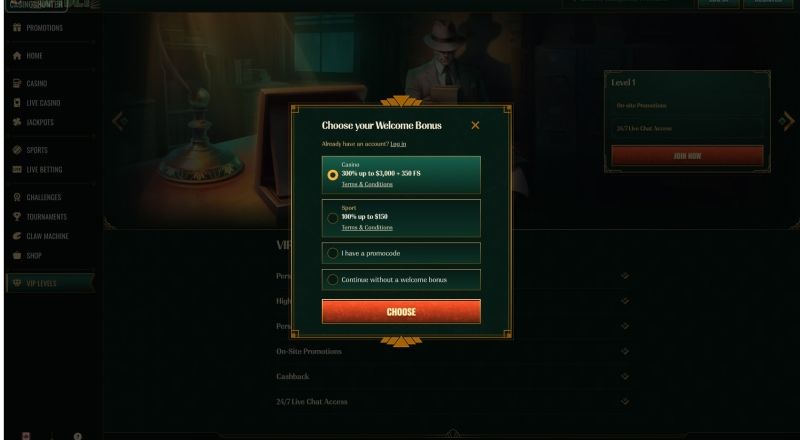 Spybet Casino Sign Up