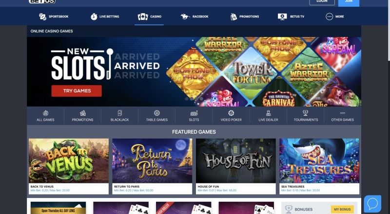 BetUS Casino Review