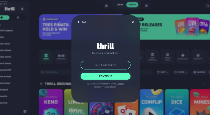 Thrill Casino Sign Up