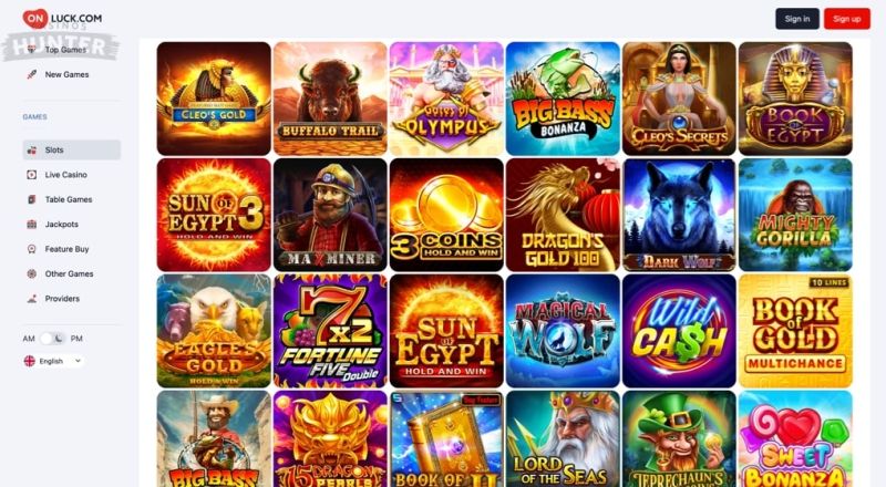 OnLuck Casino Online Slots