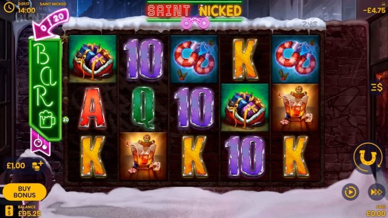Saint Nicked Online Slot Gameplay