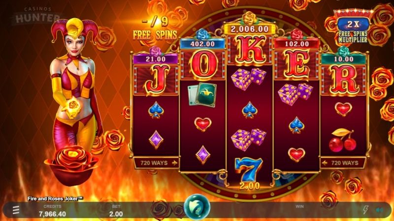 Fire and Roses Joker Slot JOKER Feature