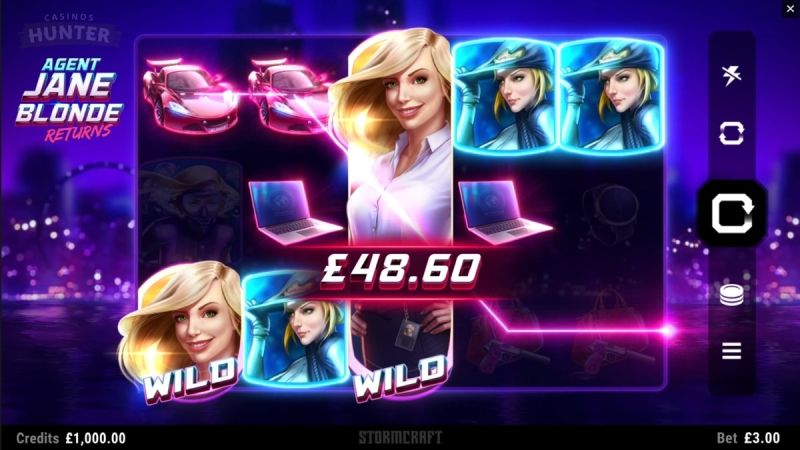 Agent Jane Blonde Returns Paylines
