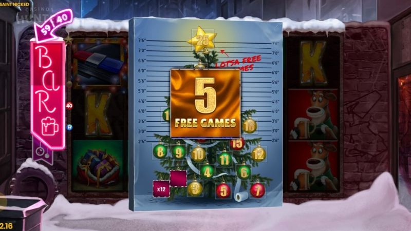 Saint Nicked Online Slot Bonus Game