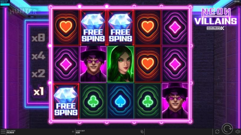 Neon Villains DoubleMax™ Online Slot by Yggdrasil