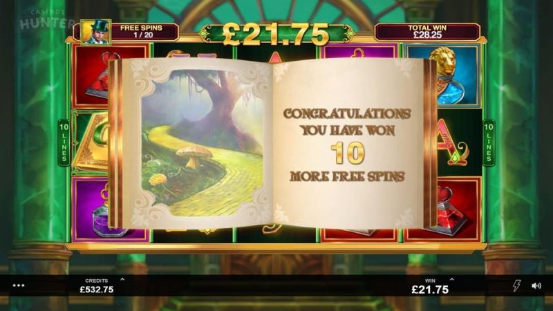 Book of Oz Slot Scater